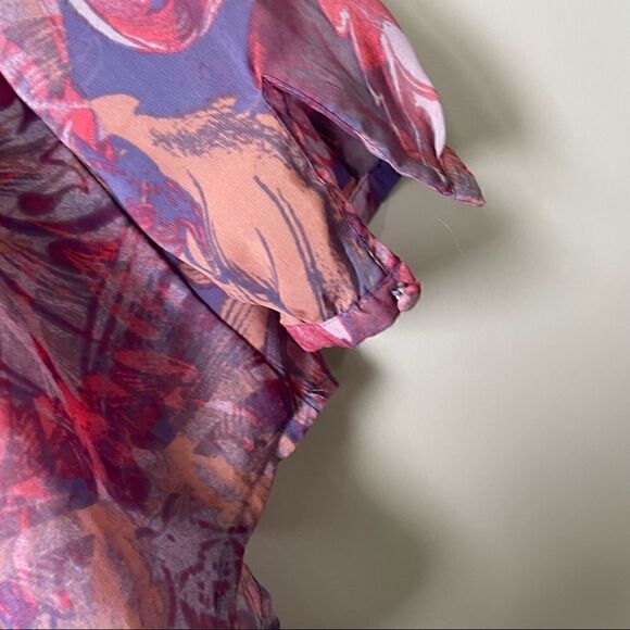 Princess Vera Wang Sheer Blouse Size Xs - Picture 8 of 11